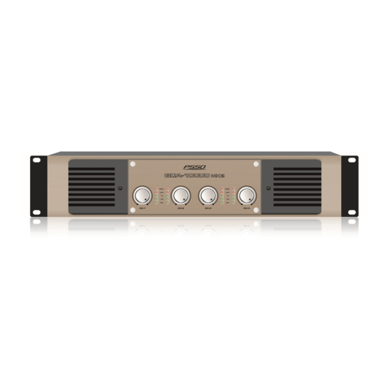 PSSO QCA-10000 MK2 User Manual