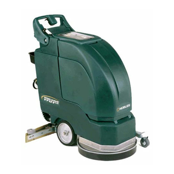 Nobles Speed Scrub 1701 Plus Operator And Parts Manual
