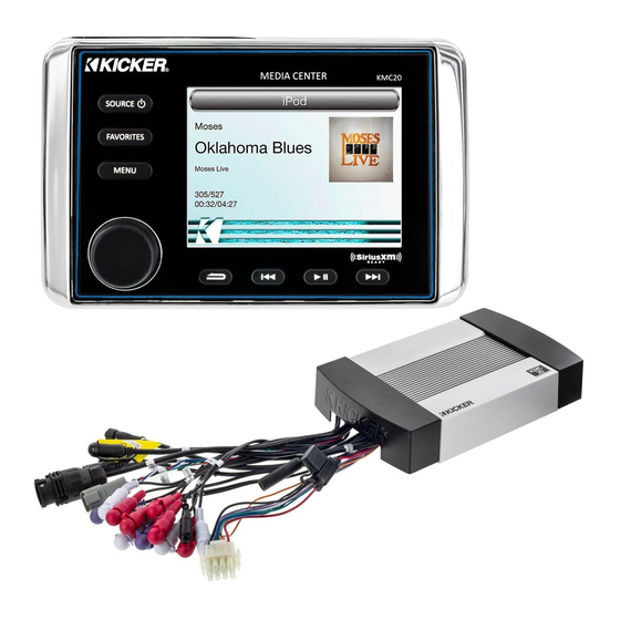 Kicker KMC20 User Manual