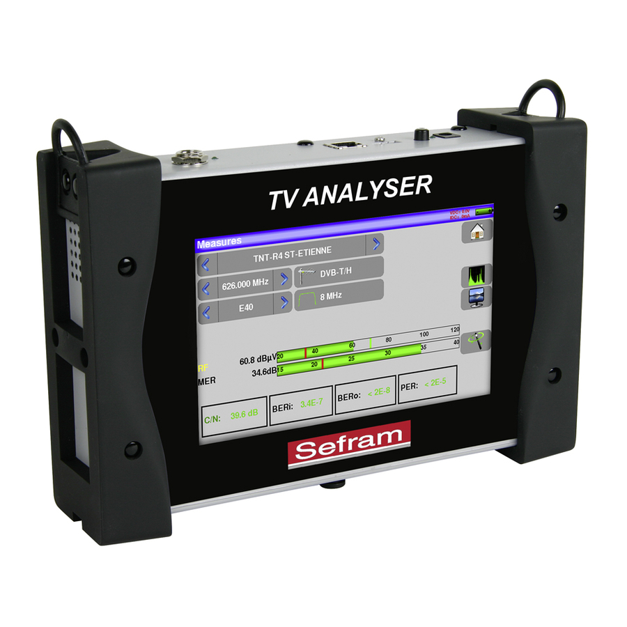 SEFRAM 7848 User Manual