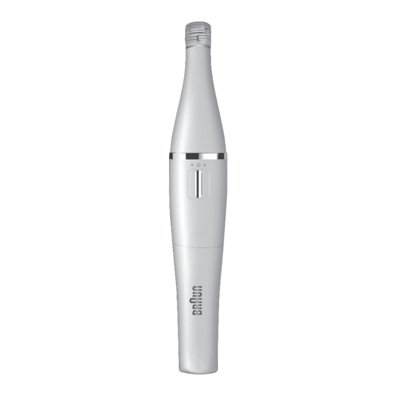 Braun FaceSpa 800 Use Instructions