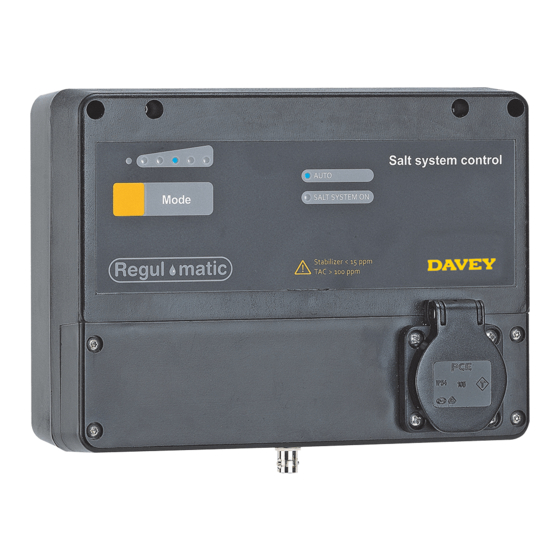 Davey Regulmatic Manuals