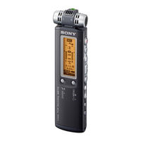 Sony ICD-SX700D - Digital Voice Recorder Service Manual