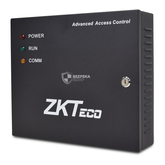 ZKTeco InBio160 Access Control Panel Manuals