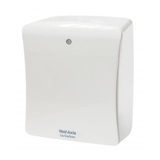 Vent-Axia Lo-Carbon SOLO Plus SELV Series Installation And Wiring Instructions