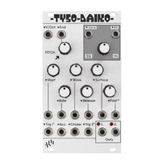 ALM Tyso Daiko User Manual