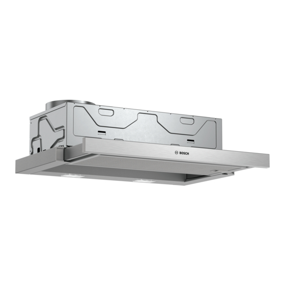 Bosch DFL064W53 User Manual And Installation Instructions