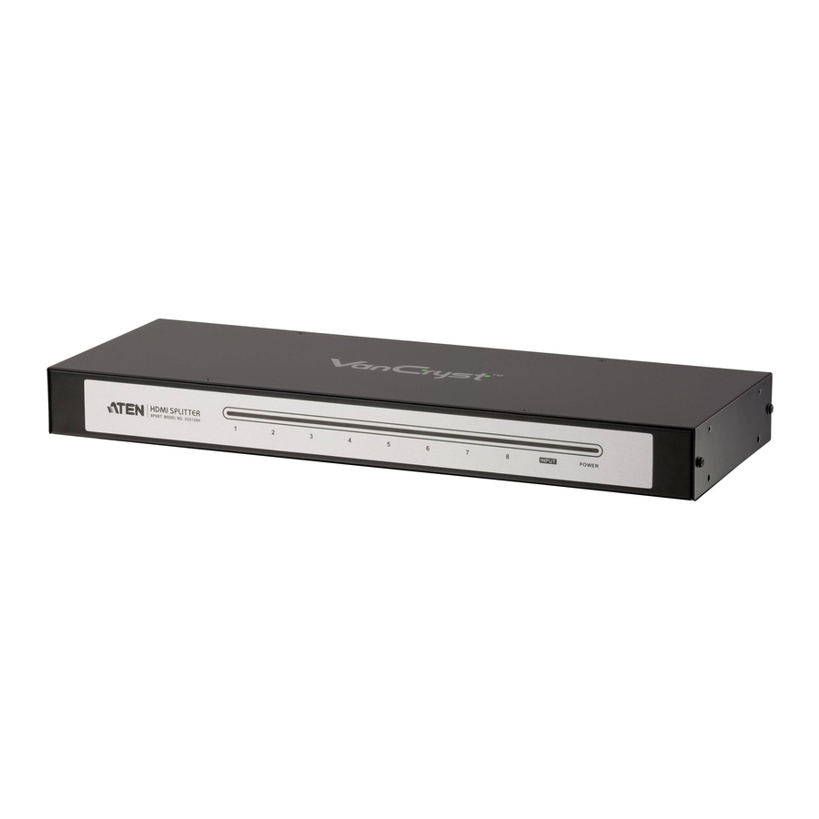 ATEN VS0108H - 8-Port HDMI Splitter User Guide