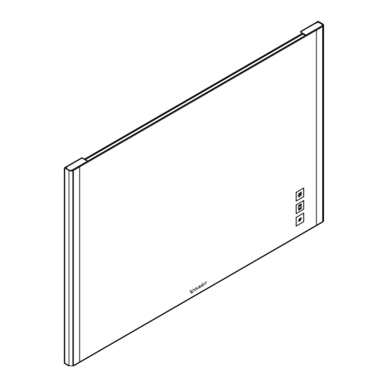 DURAVIT XSquare XS 7015 Mounting Instructions