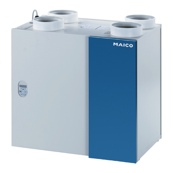 Maico WRG 180 EC Mounting And Operating Instructions