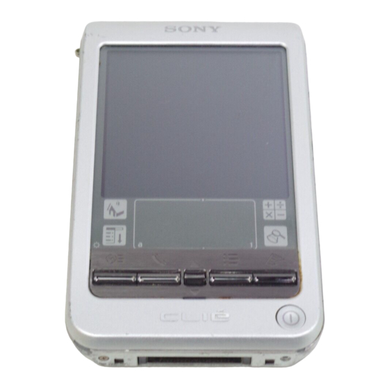 Sony PEG-T415 - Personal Entertainment Organizer Operating Instructions Manual