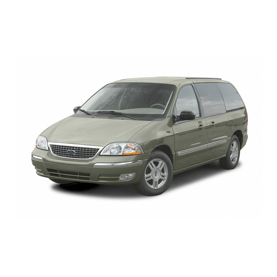 Ford Windstar 2003 Workshop Manual