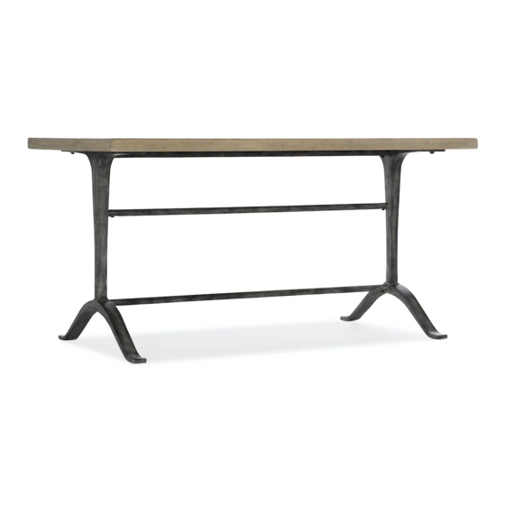 Hooker Furniture 5805-10458-85 Assembly Instruction