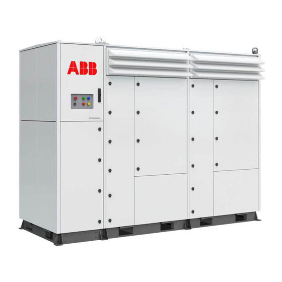ABB Fimer PVS980-58 Series Commissioning And Maintenance Manual