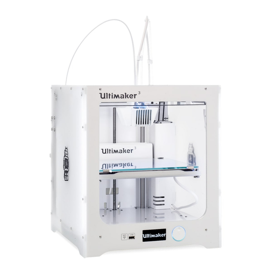 Ultimaker 3 Installation And User Manual