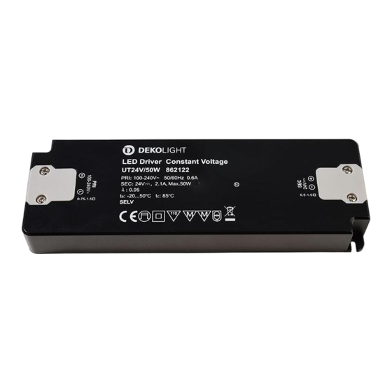 DekoLight FLAT UT24V/50W Product Notes