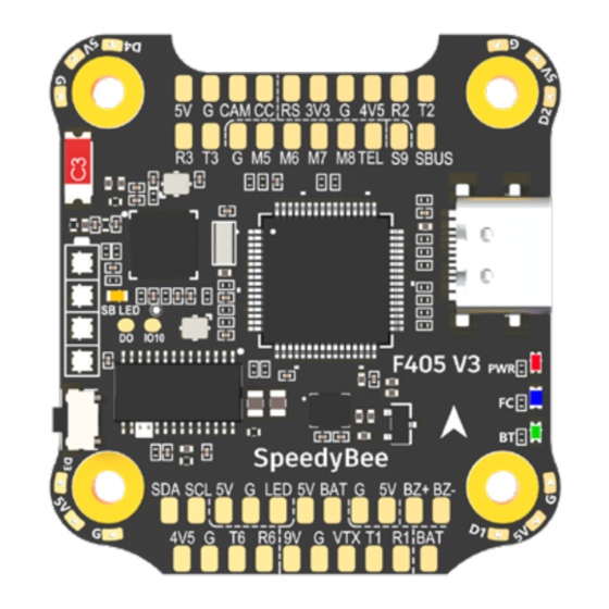 SpeedyBee F405 V3 BLS 60A 30x30 Stack User Manual
