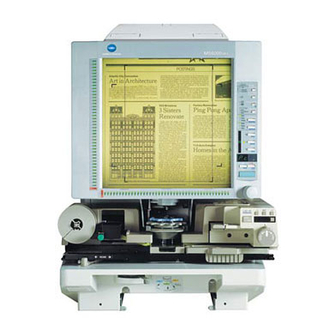 Minolta MS 6000 Operator's Manual