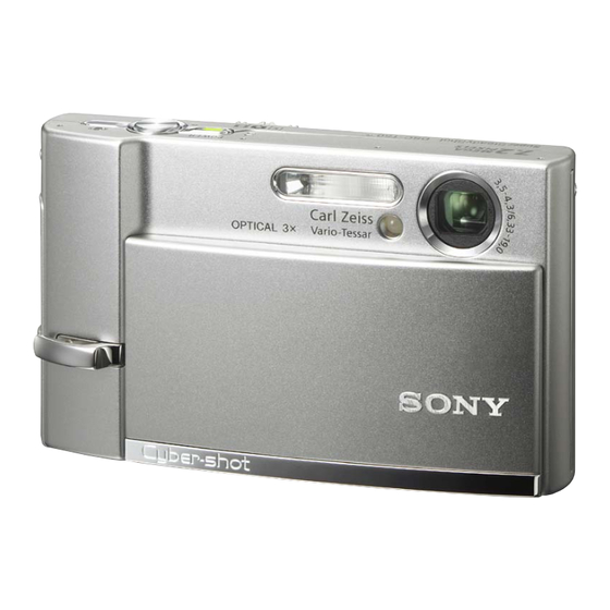 Sony DSC-T50 Service Manual