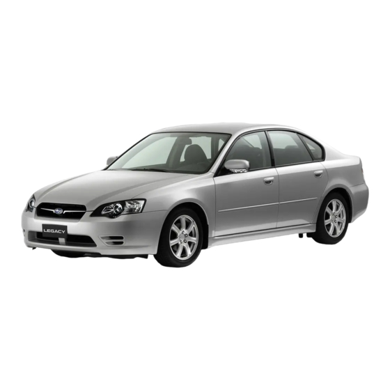Subaru 2003 LEGACY Service Manual