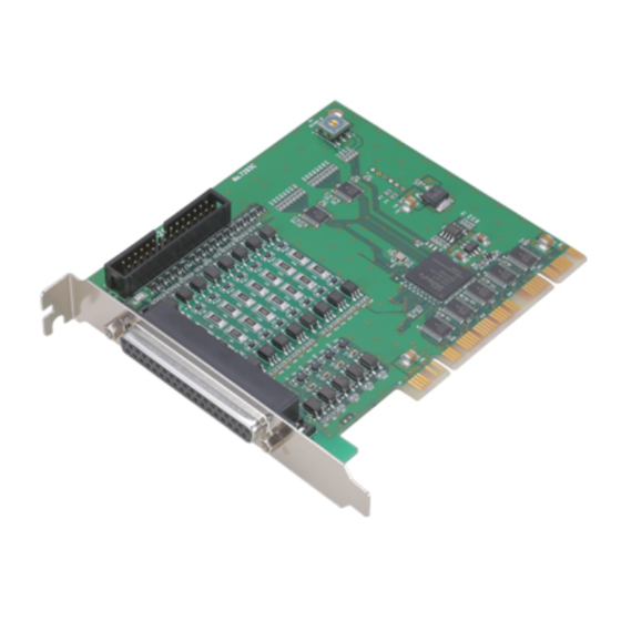 Contec CNT24-4(PCI) Manuals