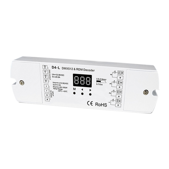 SuperLightingLED D4-L User Manual