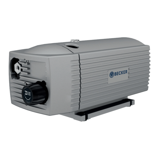 Becker DT 4.16 Operating Instructions Manual