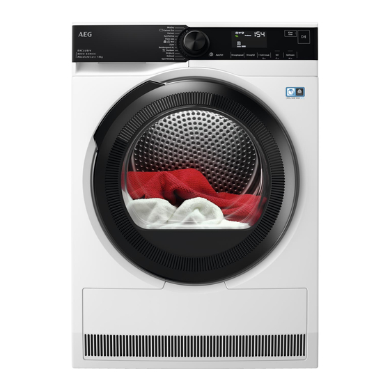 AEG TR8TRIER Tumble Dryer Manuals