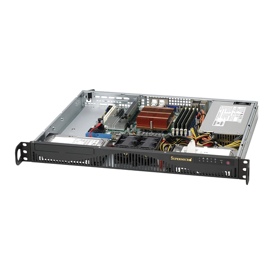 User Manuals: Supero Supero SC512-200B 1U Chassis