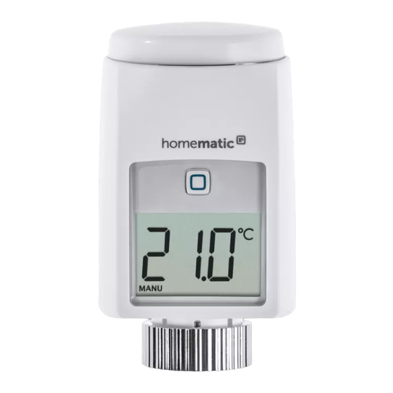 HomeMatic HmIP-eTRV-2-UK Mounting Instruction And Operating Manual