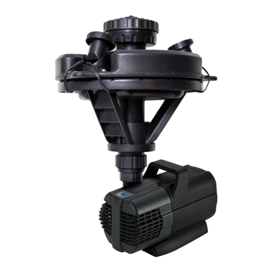 Oase Floating Fountain with Lights 1/4 HP Operating Instructions Manual
