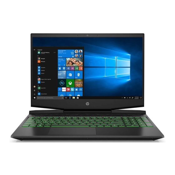 HP Pavilion Gaming 15 Series Maintenance And Service Manual