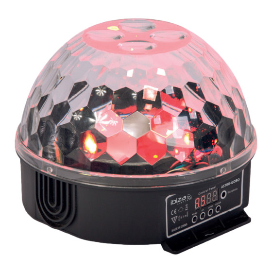 Ibiza ASTRO-GOBO Manual