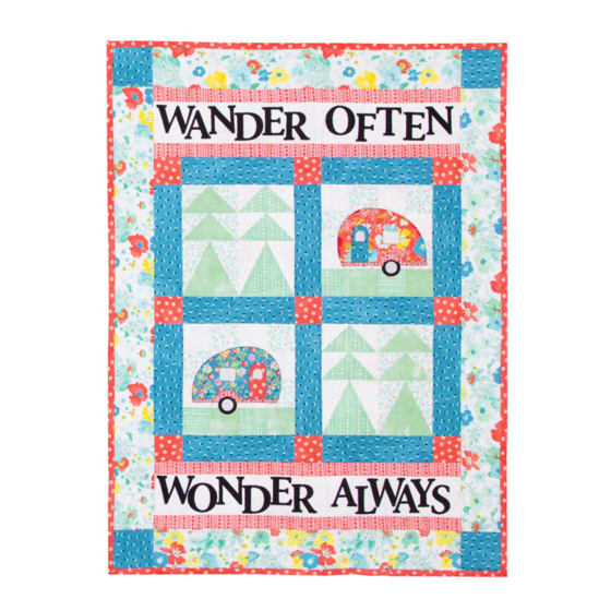 AccuQuilt GO! Wander Wall Hanging Manuals
