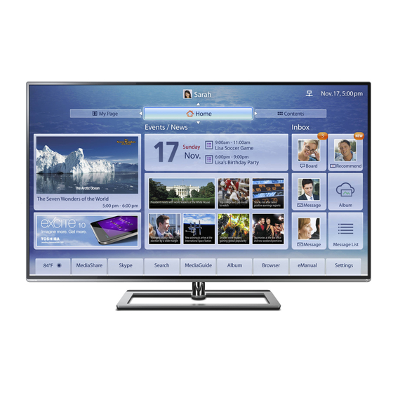Toshiba L9300U Series Firmware Installation Notice