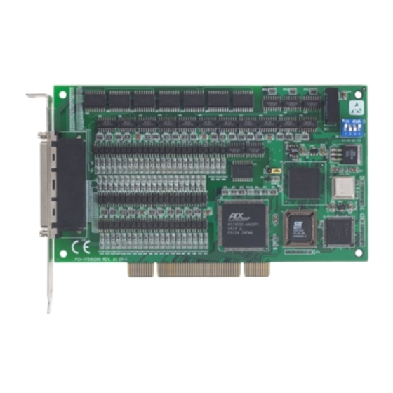 Advantech PCI-1758UDO Startup Manual