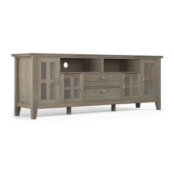 Simpli Home brooklyn+max WyndenHall AXCHOL005-72GR Manual