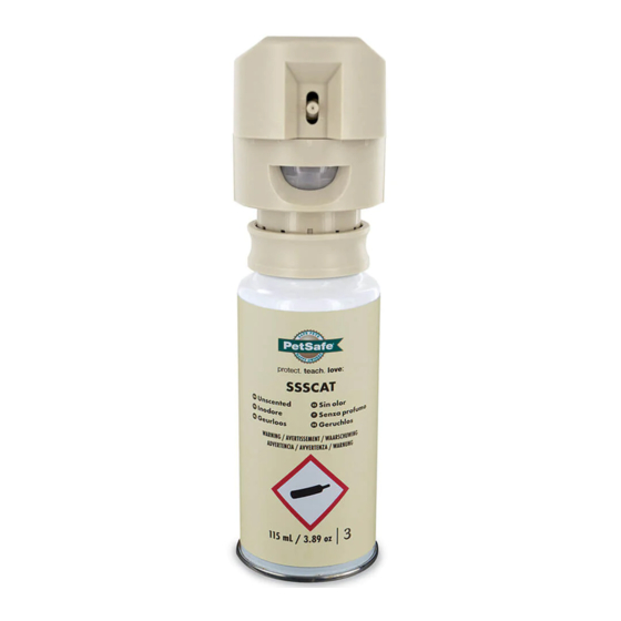 Petsafe SSSCAT PPD17-16169 Product Manual
