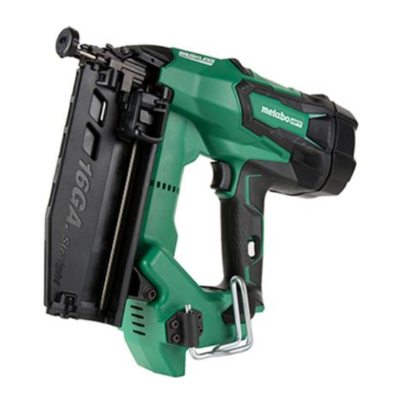Metabo HPT NT 1865DMA Instruction And Safety Manual