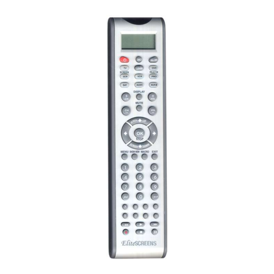 Elite Screens ZR800D User Manual