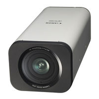 Canon VB-H730F Mk II Installation Manual