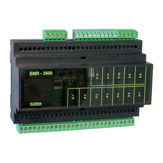 ELREHA BMR 3001 Brief Instructions