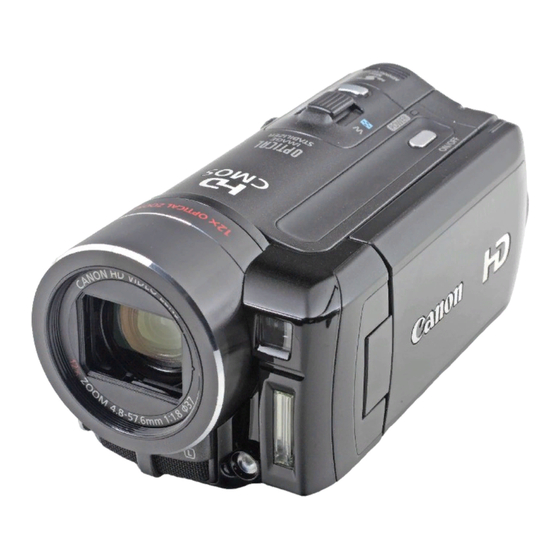 Canon VIXIA HF10 Manuals