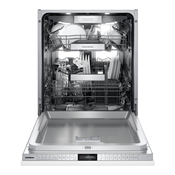 Gaggenau DF480700 User Manual