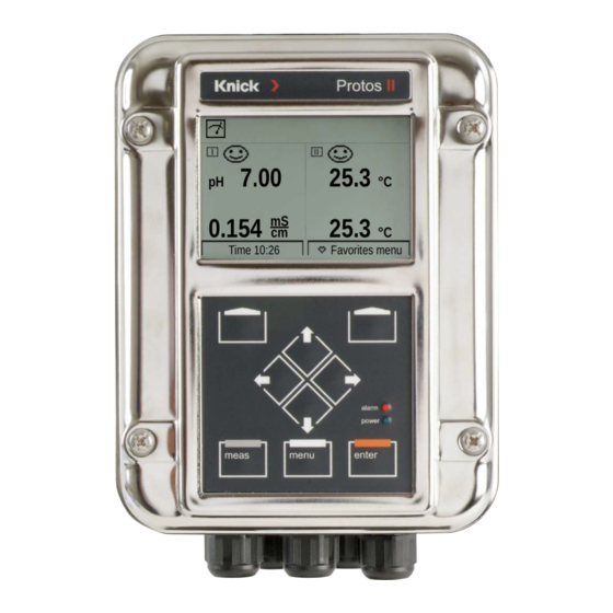 Knick Protos II 4400 User Manual