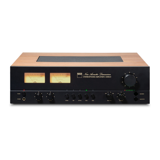 NAD C3050 LE Owner's Manual