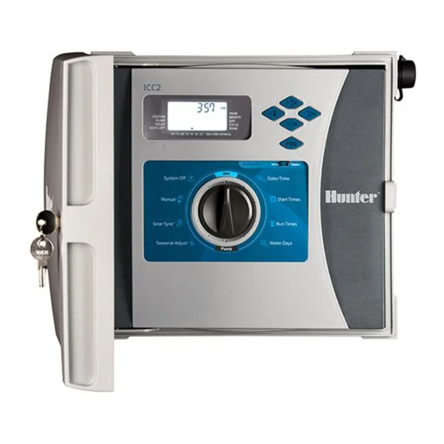 Hunter ICC2 Irrigation Controller Manual ManualsLib