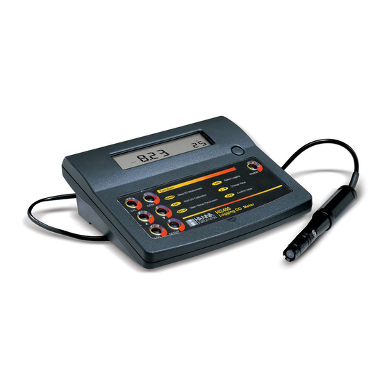 Hanna Instruments HI 2400 Instruction Manual