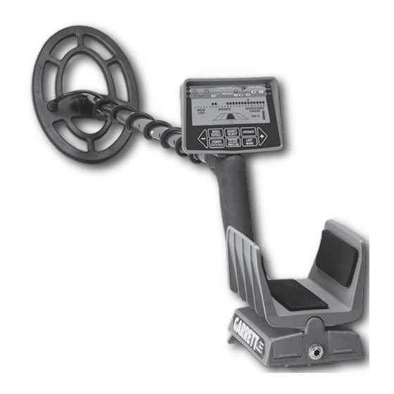 Garrett Graphic Target Profiling 1350 Owner's Manual