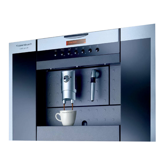 Kuppersbusch cafe profi EKVW6600.1M-UL Manuals